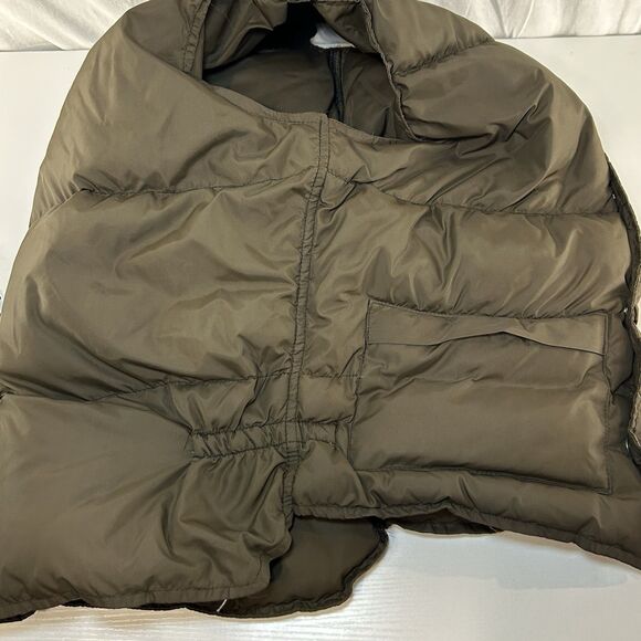 Vintage Schott Bros Down Puffer Vest Mens M Green Goose Insulated Outdoor 80s - Picture 4 of 7